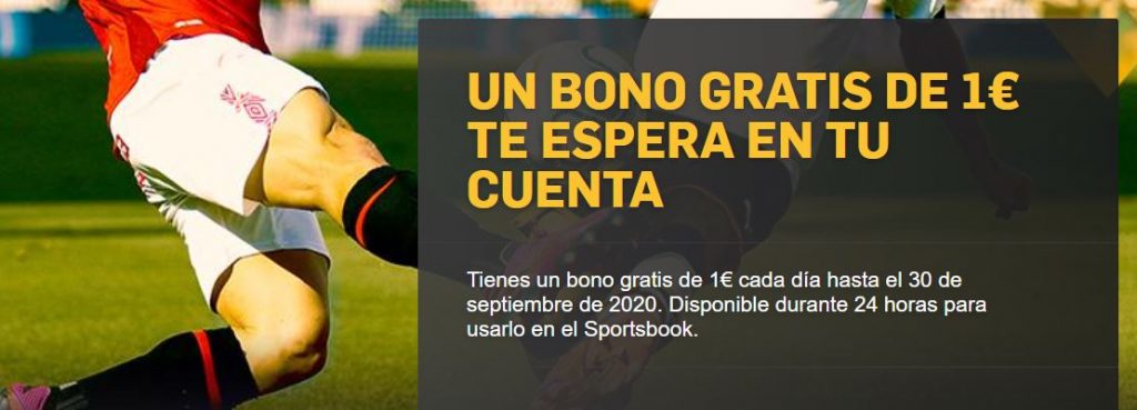 Gana 1€ gratis al día con el Bono Sin Depósito de Betfair Apuestas 1 bono gratis betfair apuestas