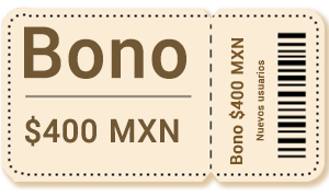 bono 400 mxn parece ticket