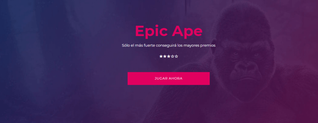 Bono Cumpleaños de Casino Gran Madrid: hasta 600€ y 20 tiradas gratis 2 20 tiradas gratis epic ape