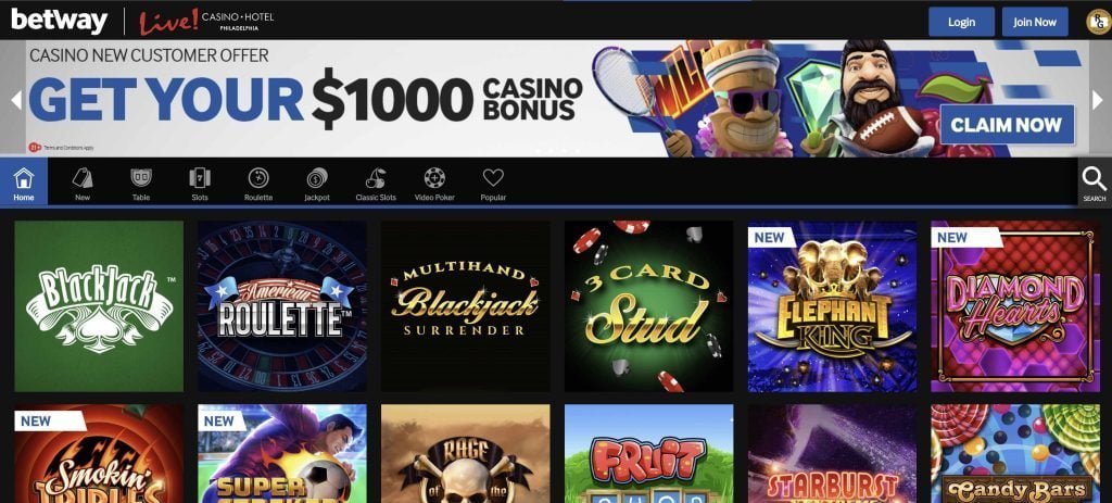 betway casino