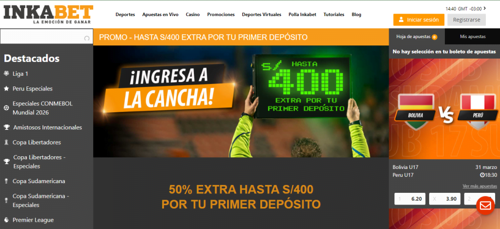 inkabet apostar en futbol