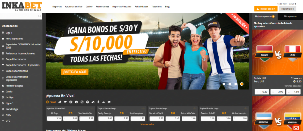 inkabet promo futbol