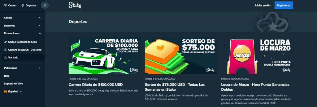 stake bono deportes