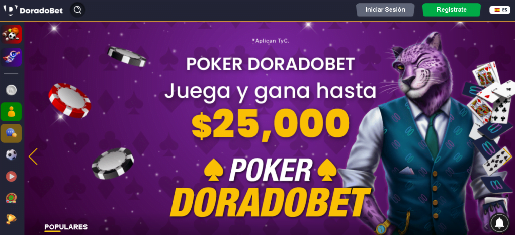 doradobet bono póker