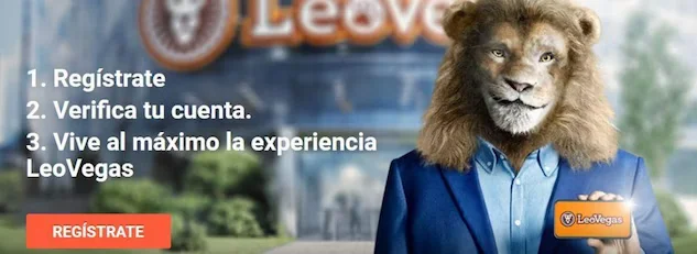 LEOVEGAS como Registrarse » Registro + Bono de Bienvenida 2 leovegas registro
