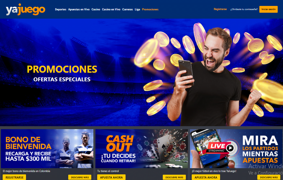 YAJUEGO | TODOS los BONOS de BIENVENIDA en Colombia 3 yajuego bonos colombia