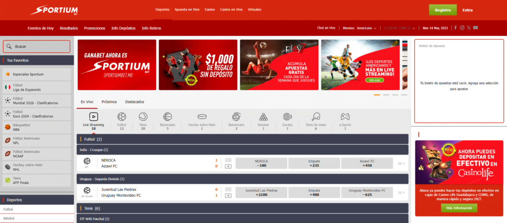 sportiumbet bono para tenis