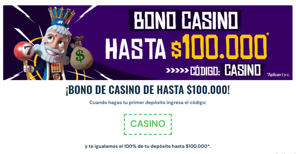 rushbet bonos colombia