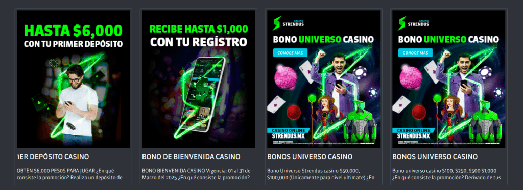 STRENDUS bono ruletas