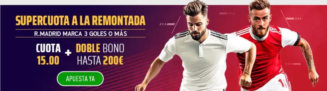 Sportium Supercuota Real Madrid vs Arsenal