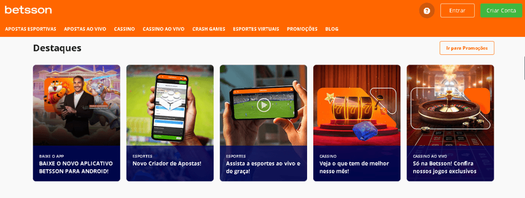 betsson depósito