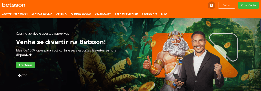 betsson sem depósito em brasil