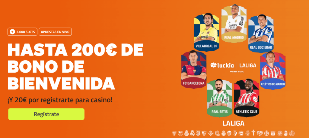 luckia bono apuestas portugal vs españa