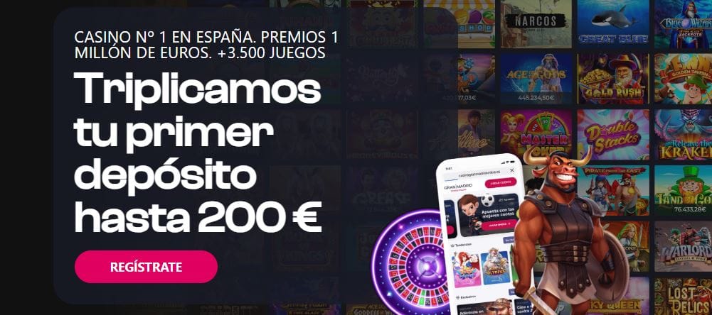 Gran Madrid Casino bono de bienvenida