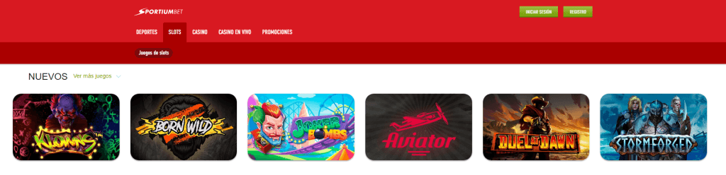 sportiumbet bono slots