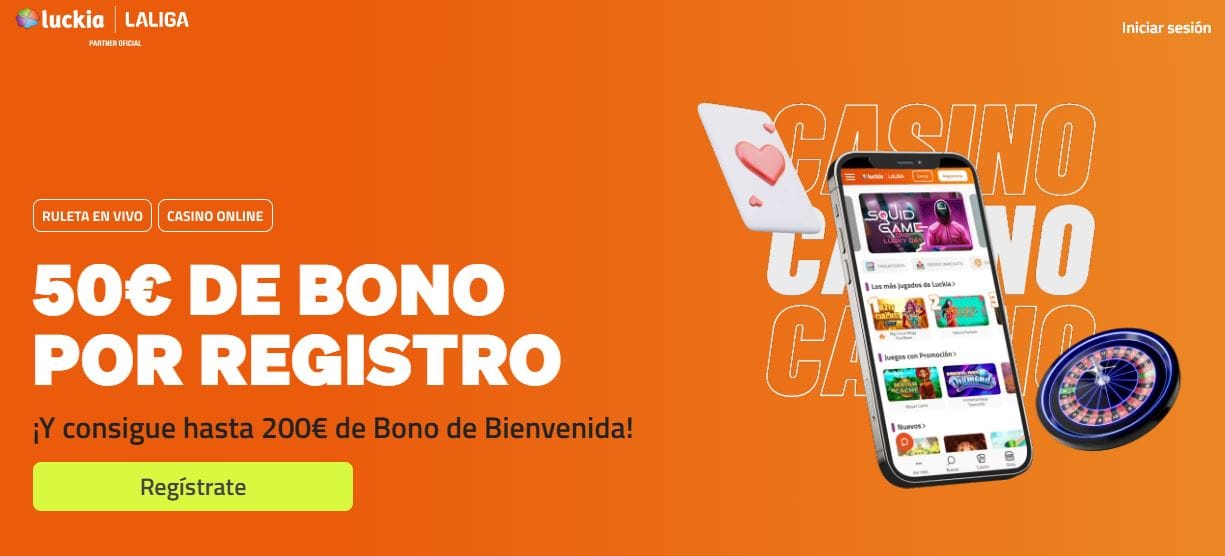 Luckia casino bono de bienvenida
