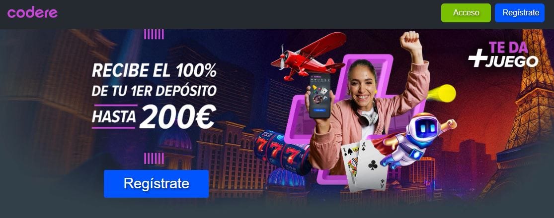 Codere bono de bienvenida