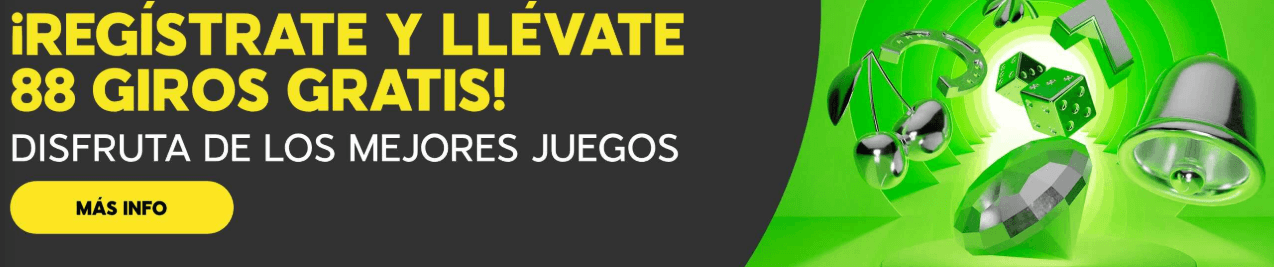 888Casino giros gratis y bono