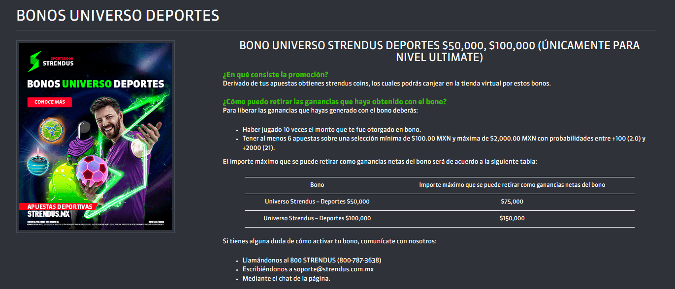 strendus oferta para tenis