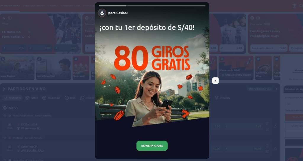 betano oferta casino en vivo
