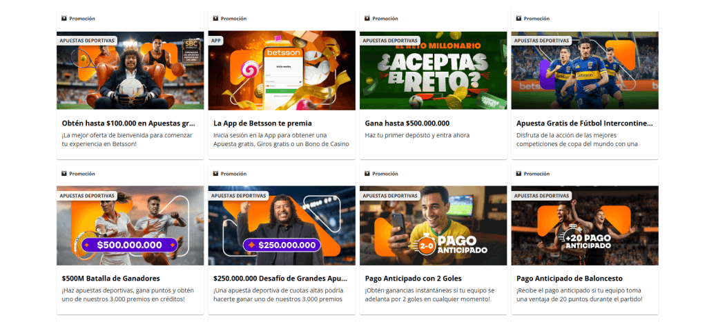 BETSSON bono casino