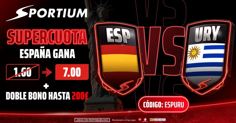 apostar españa uruguay sportium