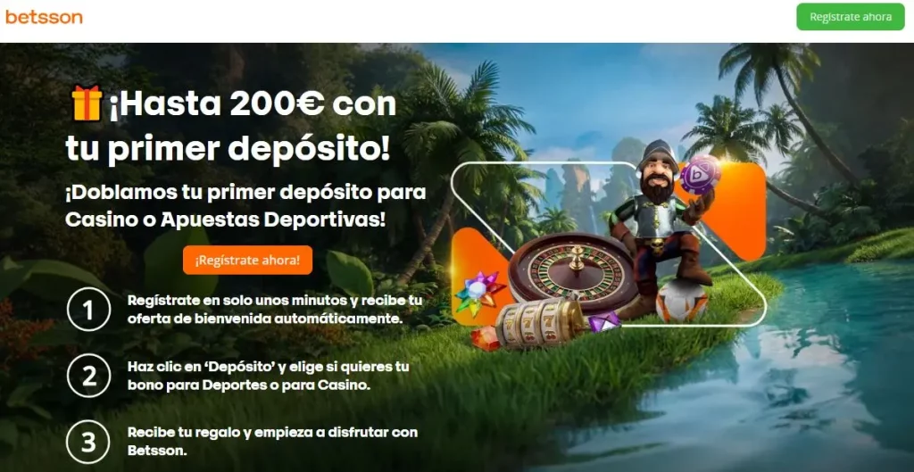 betsson bono de bienvenida